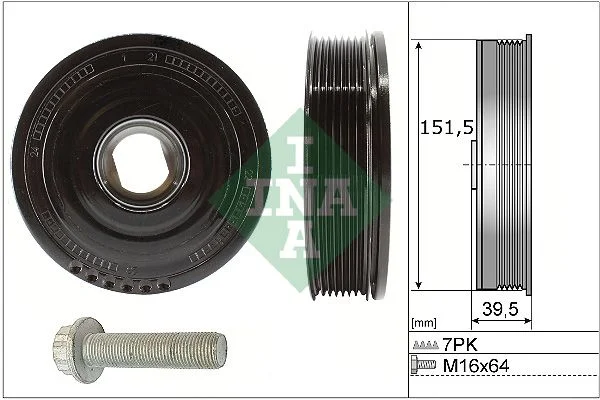 Belt Pulley, crankshaft INA 544 0177 20