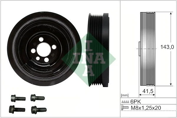 Conjunto de Polias, Cambota INA 544 0182 20