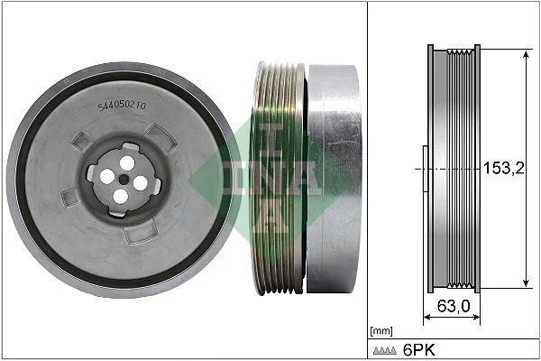 Belt Pulley, crankshaft INA 544050210