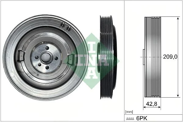 Belt Pulley, crankshaft INA 544 0514 10