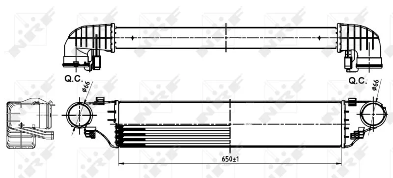 Intercooler NRF 30164A