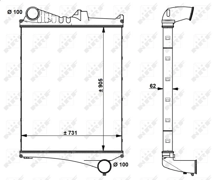 Intercooler NRF 30225