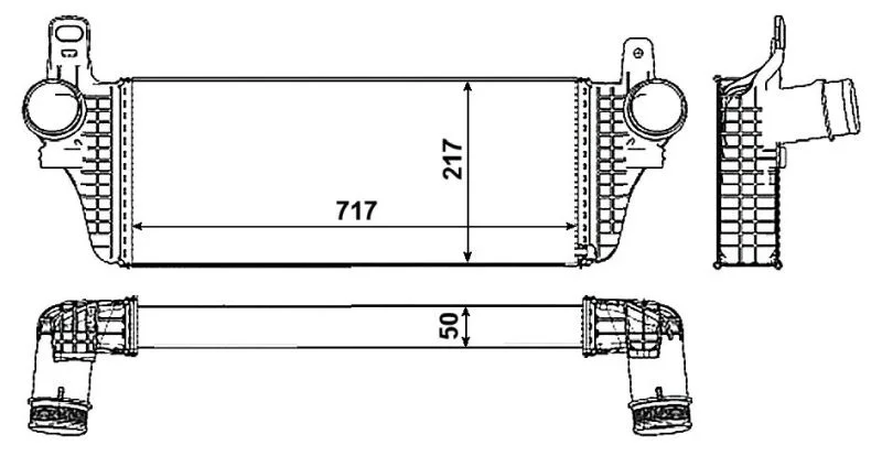 Intercooler NRF 30466