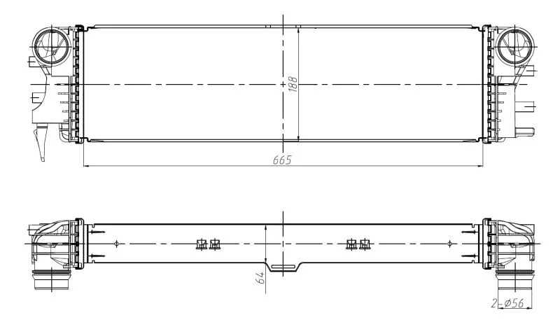 Intercooler NRF 309037