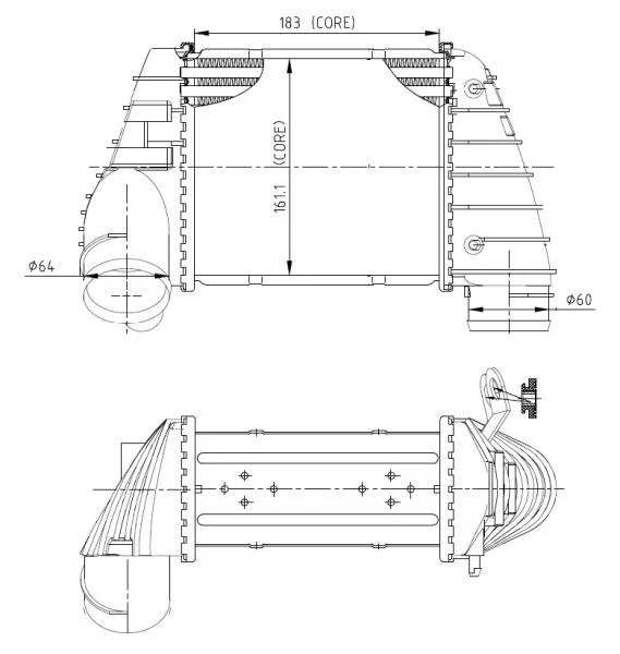 Intercooler NRF 309040