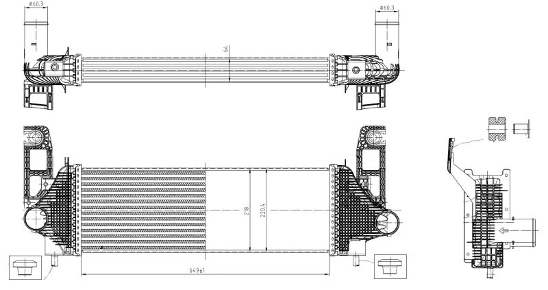 Intercooler NRF 309058
