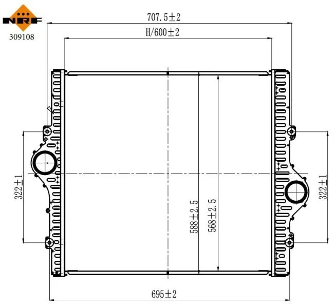 Intercooler NRF 309108