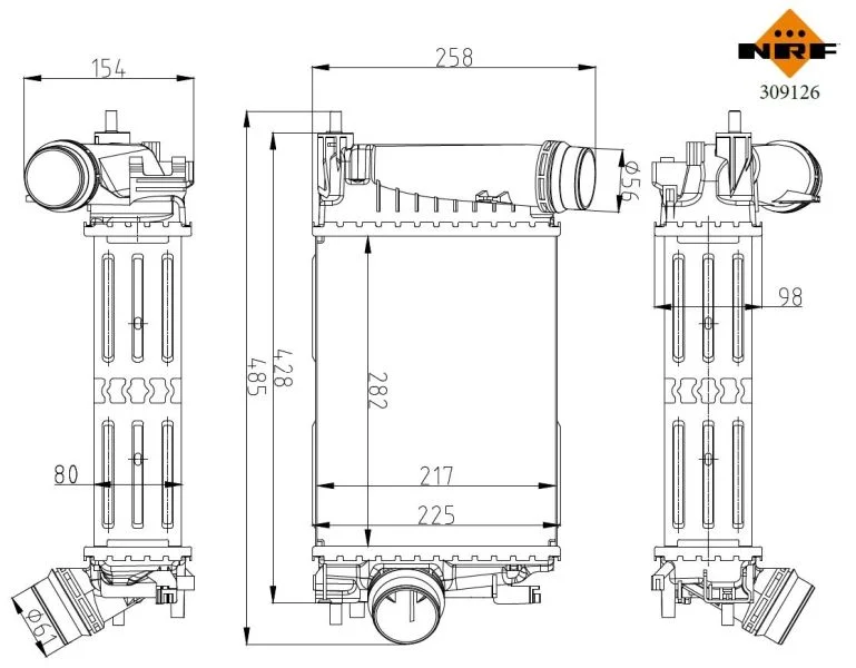 Intercooler NRF 309126