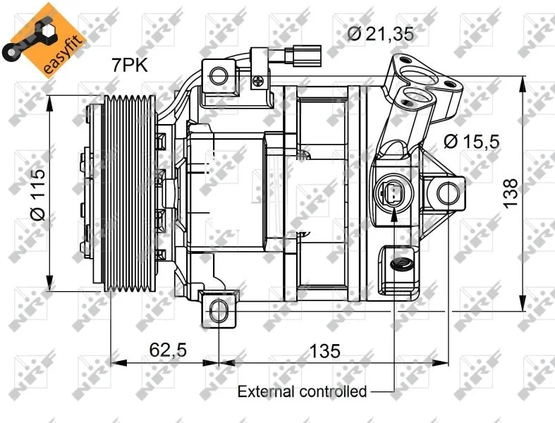 Compressor, ar condicionado NRF 32692