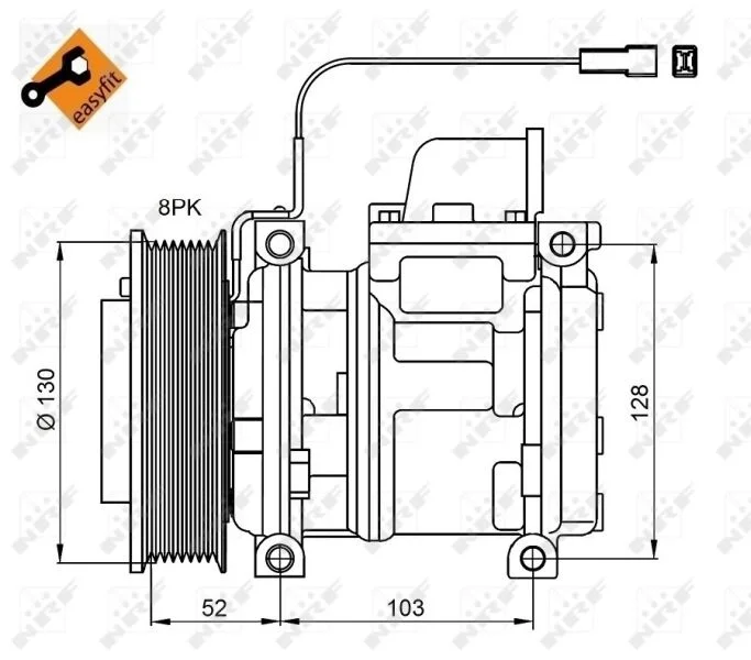 Compressor, ar condicionado NRF 32824
