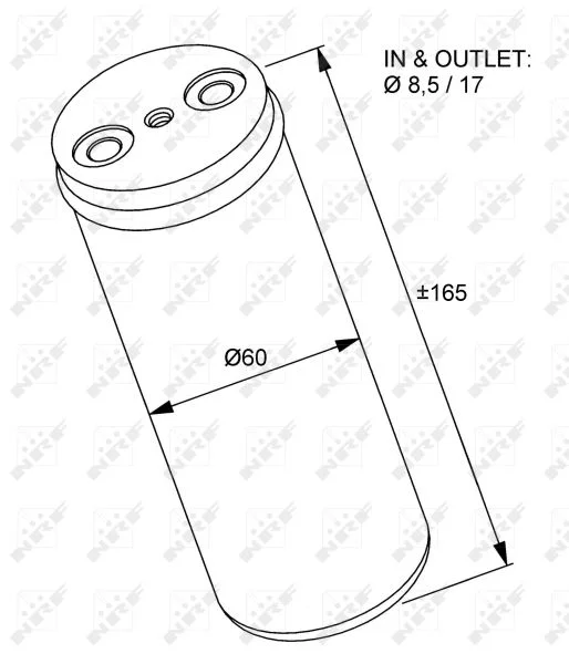 Secador, ar condicionado NRF 33233
