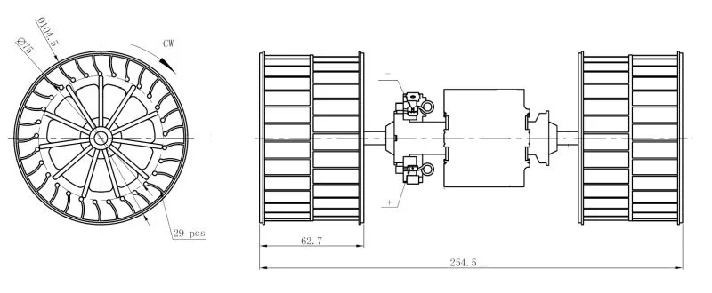 Interior Blower NRF 34284
