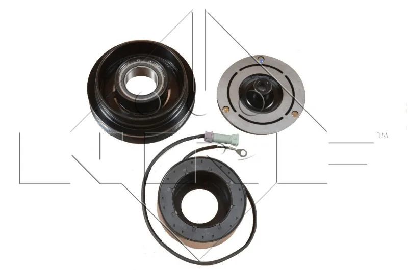 Embraiagem magnética, compressor de ar condicionado NRF 380008