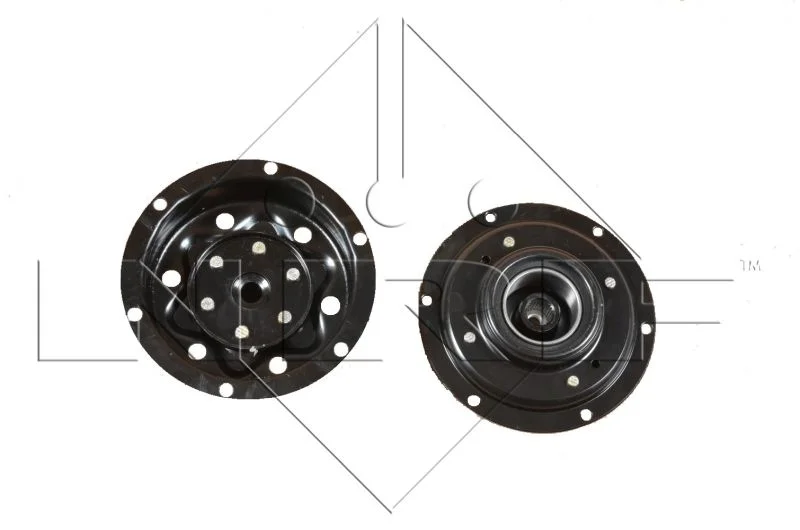 Embraiagem magnética, compressor de ar condicionado NRF 380011