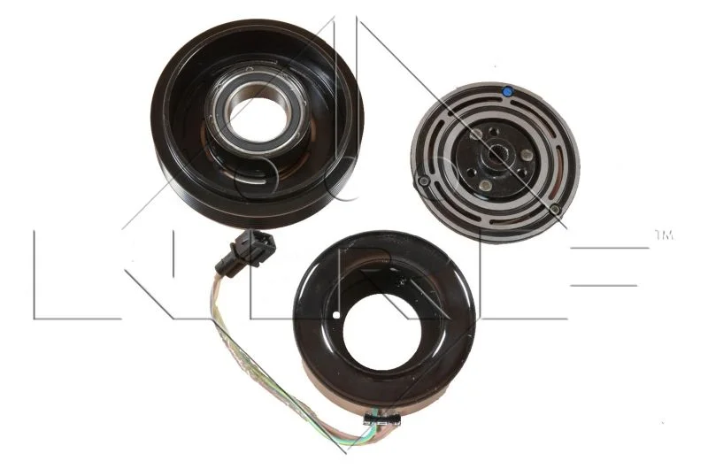 Embraiagem magnética, compressor de ar condicionado NRF 380015