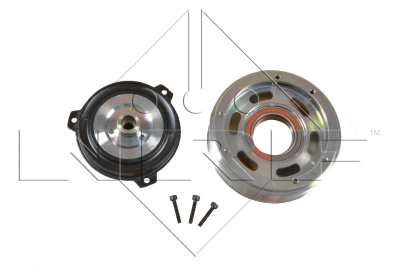 Embraiagem magnética, compressor de ar condicionado NRF 380043