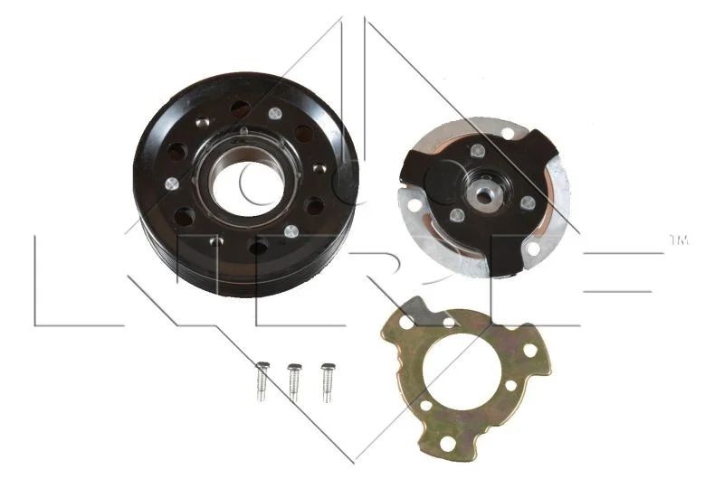Embraiagem magnética, compressor de ar condicionado NRF 380050