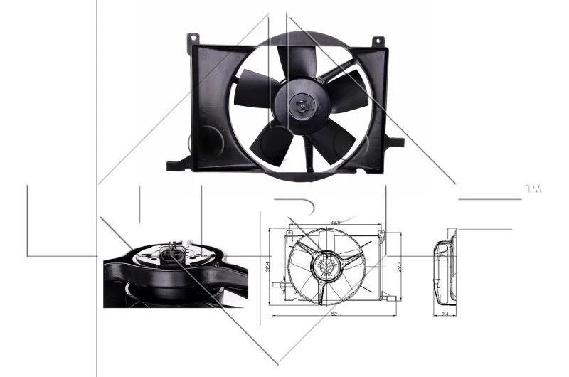 Fan, engine cooling NRF 47009