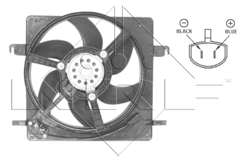 Ventilador, refrigeração do motor NRF 47037