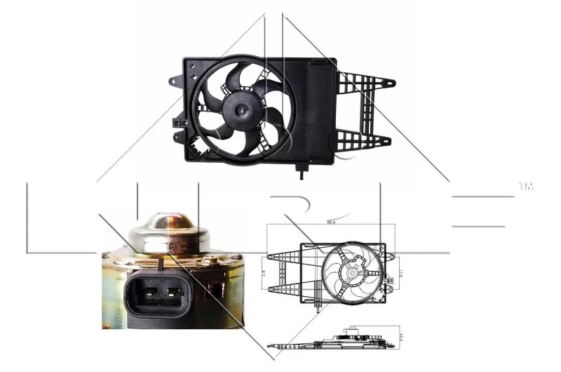 Fan, engine cooling NRF 47243