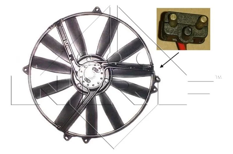 Ventilador, refrigeração do motor NRF 47300