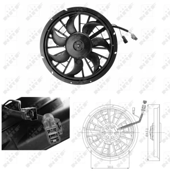 Fan, engine cooling NRF 47702