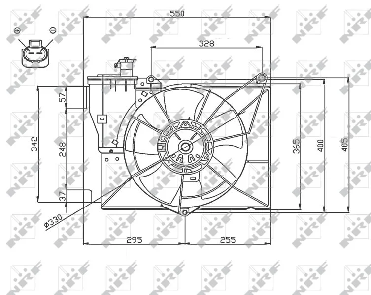 Fan, engine cooling NRF 47746