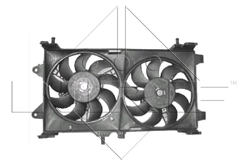 Ventilador, refrigeração do motor NRF 47802