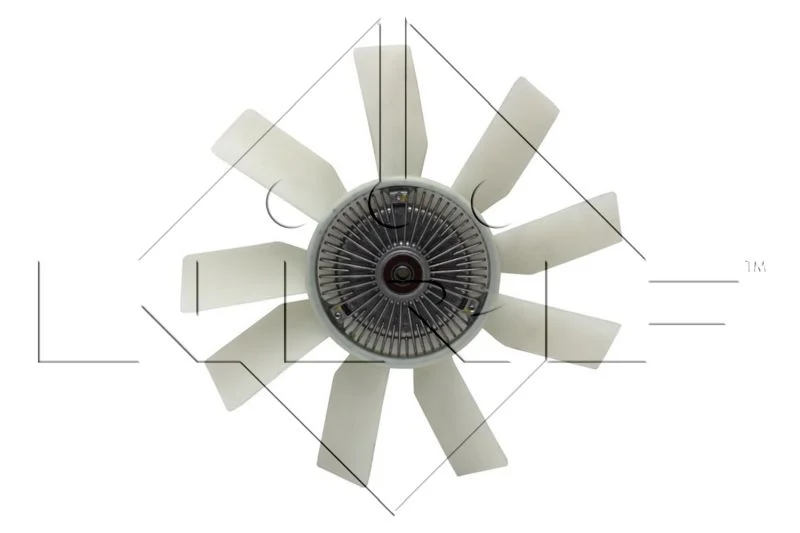Embraiagem, ventilador do radiador NRF 49543