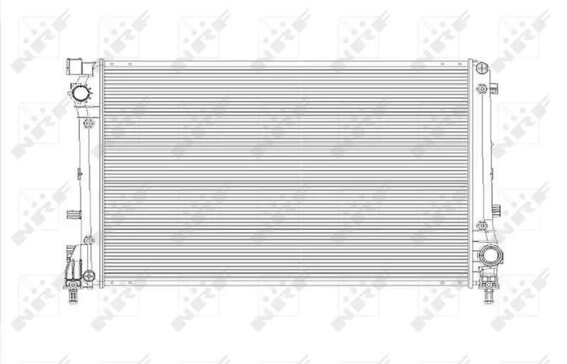 Radiador, arrefecimento do motor NRF 53835