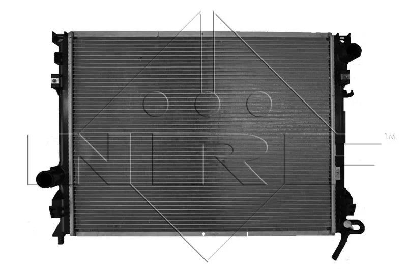Radiador, arrefecimento do motor NRF 53928