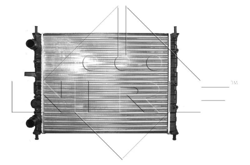 Radiador, arrefecimento do motor NRF 58017