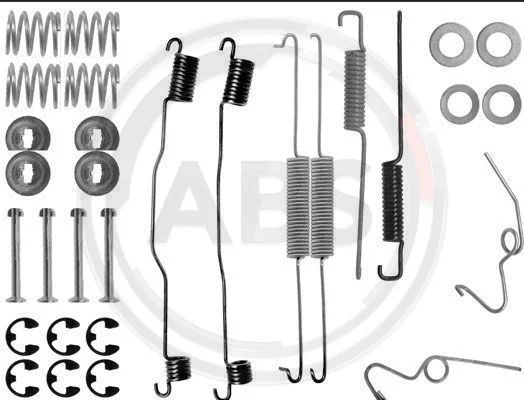 Kit de acessórios, sapatas de travão A.B.S. 0624Q