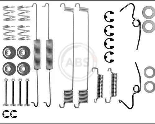 Kit de acessórios, sapatas de travão A.B.S. 0641Q