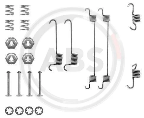 Kit de acessórios, sapatas de travão A.B.S. 0650Q