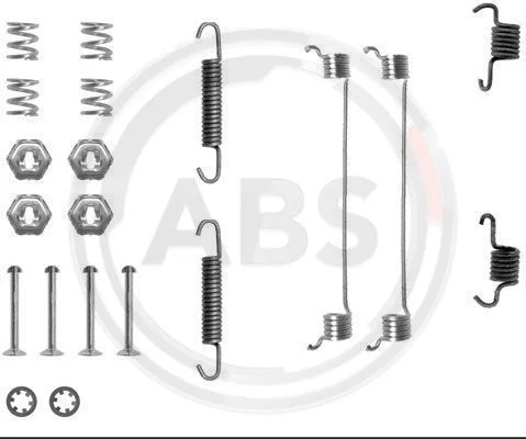 Kit de acessórios, sapatas de travão A.B.S. 0651Q