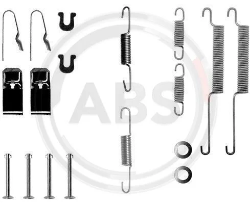 Accessory Kit, brake shoes A.B.S. 0654Q