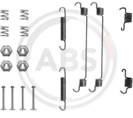 Kit de acessórios, sapatas de travão A.B.S. 0657Q
