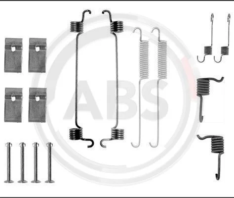 Accessory Kit, brake shoes A.B.S. 0676Q