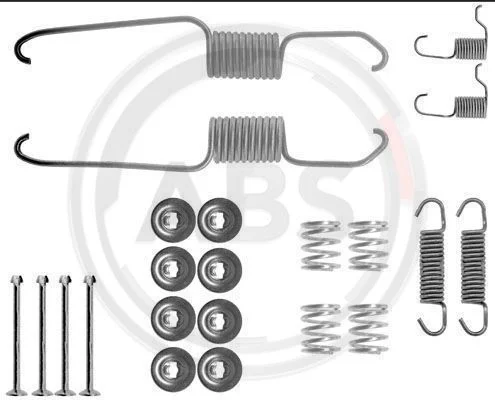 Kit de acessórios, sapatas de travão A.B.S. 0685Q
