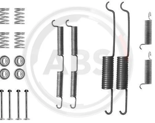 Kit de acessórios, sapatas de travão A.B.S. 0687Q