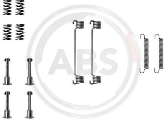 Kit de acessórios, sapatas do travão de estacionamento A.B.S. 0690Q