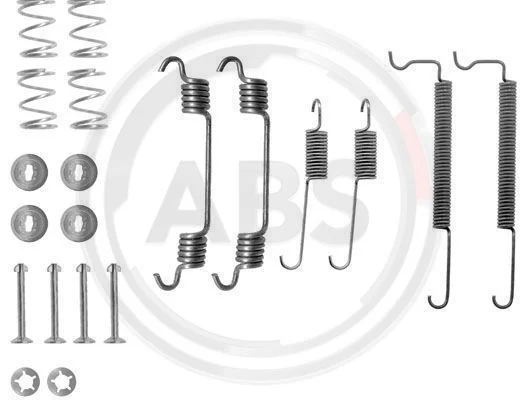 Kit de acessórios, sapatas de travão A.B.S. 0709Q