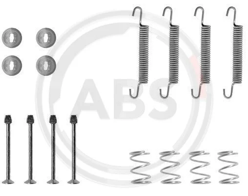 Kit de acessórios, sapatas do travão de estacionamento A.B.S. 0711Q