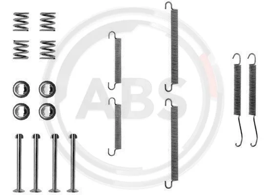 Kit de acessórios, sapatas do travão de estacionamento A.B.S. 0713Q