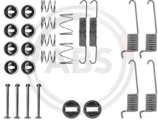 Accessory Kit, brake shoes A.B.S. 0714Q