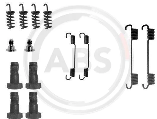 Kit de acessórios, sapatas do travão de estacionamento A.B.S. 0716Q