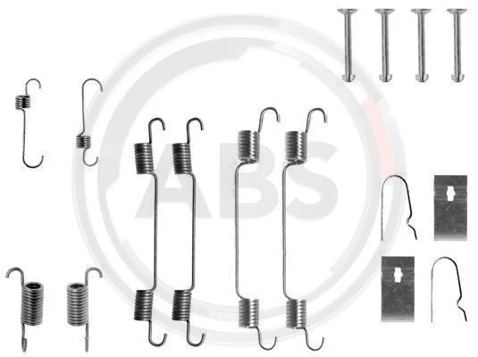 Kit de acessórios, sapatas de travão A.B.S. 0722Q