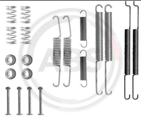 Kit de acessórios, sapatas de travão A.B.S. 0726Q