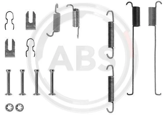 Kit de acessórios, sapatas de travão A.B.S. 0739Q